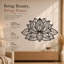 Mandala de lotus 3D en métal - fleur de lotus spirituelle, décoration murale multisize-269804575-269804565