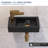 15"x7" Mini Rectangle Wall Mount Vessel Sink-118702568