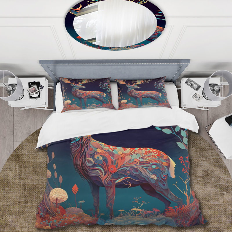 Ensemble de housse de couette en microfibre / polyester Majestic Buck In The Woods II