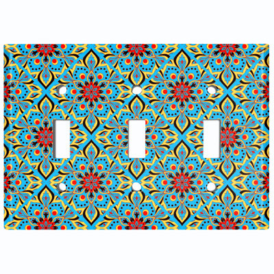 Patterned Toggle Light Switch Standard Wall Plate