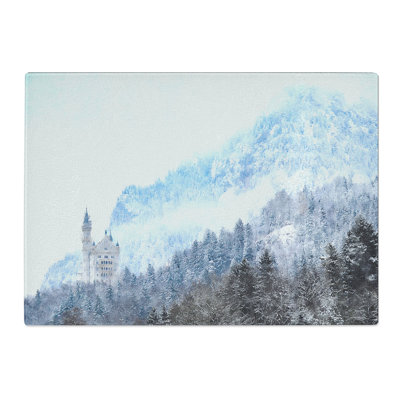 Tempered Glass Neuschwanstein Castle in Germany Chopping Board