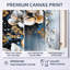 «Botanical Dreamscape Flowers Composition I - Botanicals», art mural moderne abstrait 2 pièces-696131593-696131607