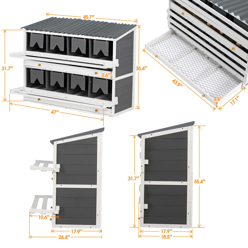 Boîte de nidification polyvalente avec plusieurs compartiments et caractéristiques avancées