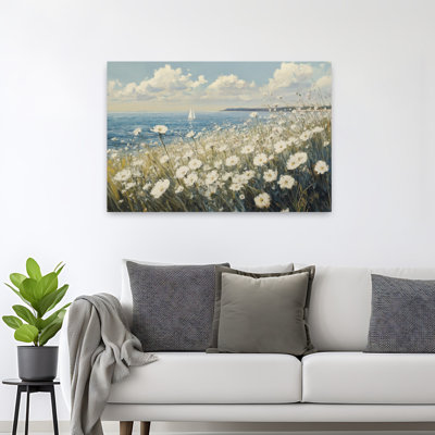 Art contemporain, impression de marguerite
