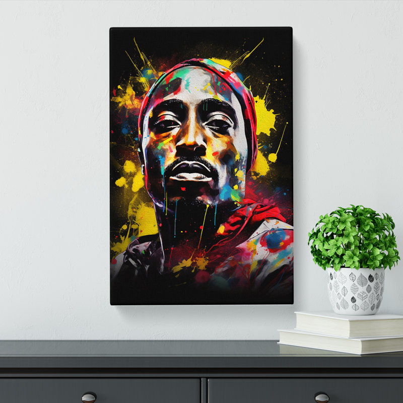 Tupac Shakur Dadaism - Print, 60cm H x 40cm W x 3cm D