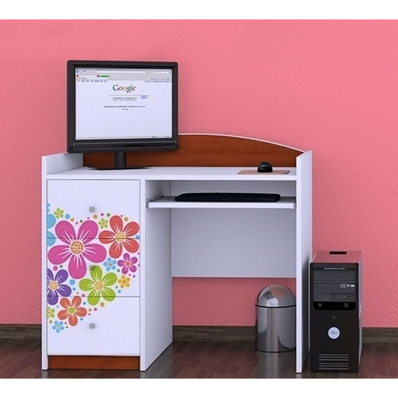 Arden 100cm Computer Desk, Brown