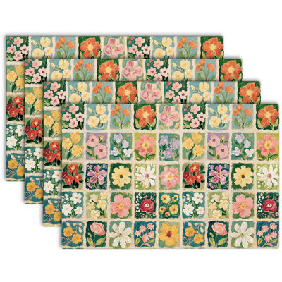 Rectangle Polyester Dining Table Placemat