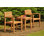 Montcalm Outdoor 3 - Piece Teak Bistro Set
