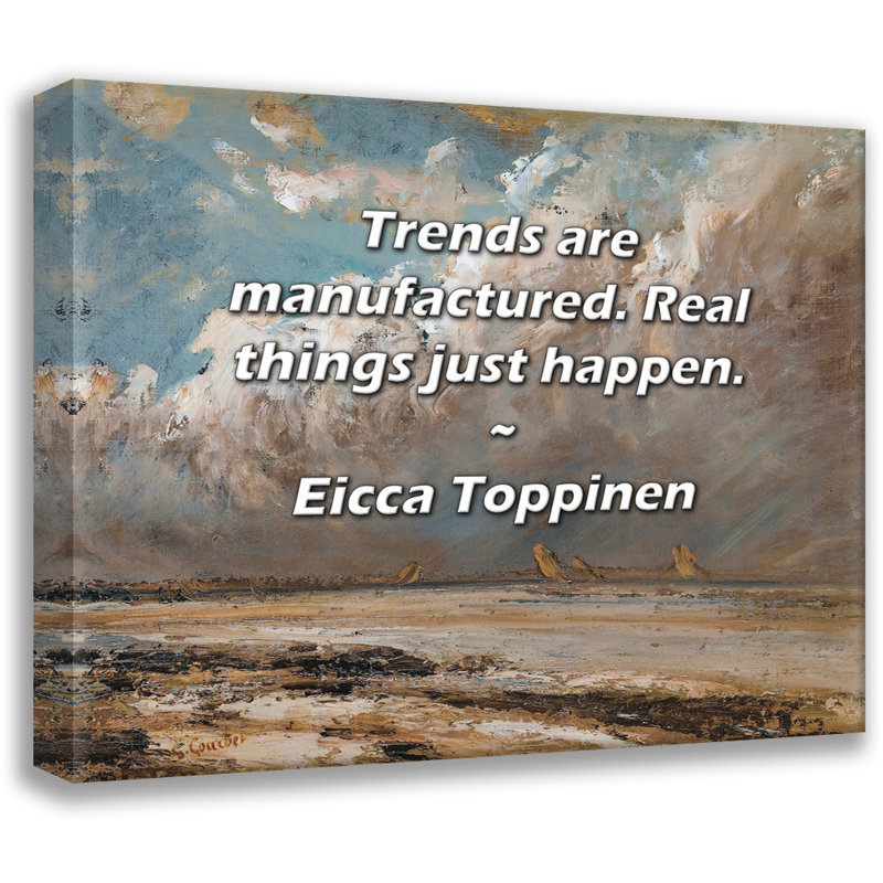Toile tendue avec toile Trinx par Eicca Toppinen: «Les tendances sont fabriquées.