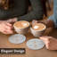 Marble Round 4 Piece Coaster Set