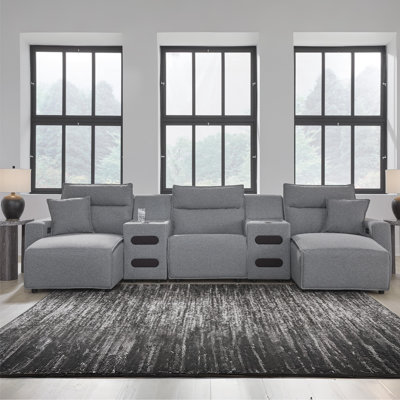 Bodie 5-Piece Power Reclining Sectional With Chaise
