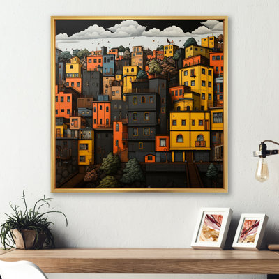 Art indien Mumbai City Bustle - Art mural indien
