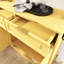Buffet de ferme 59,1 "avec tablettes réglables et 3 tiroirs-1153315732