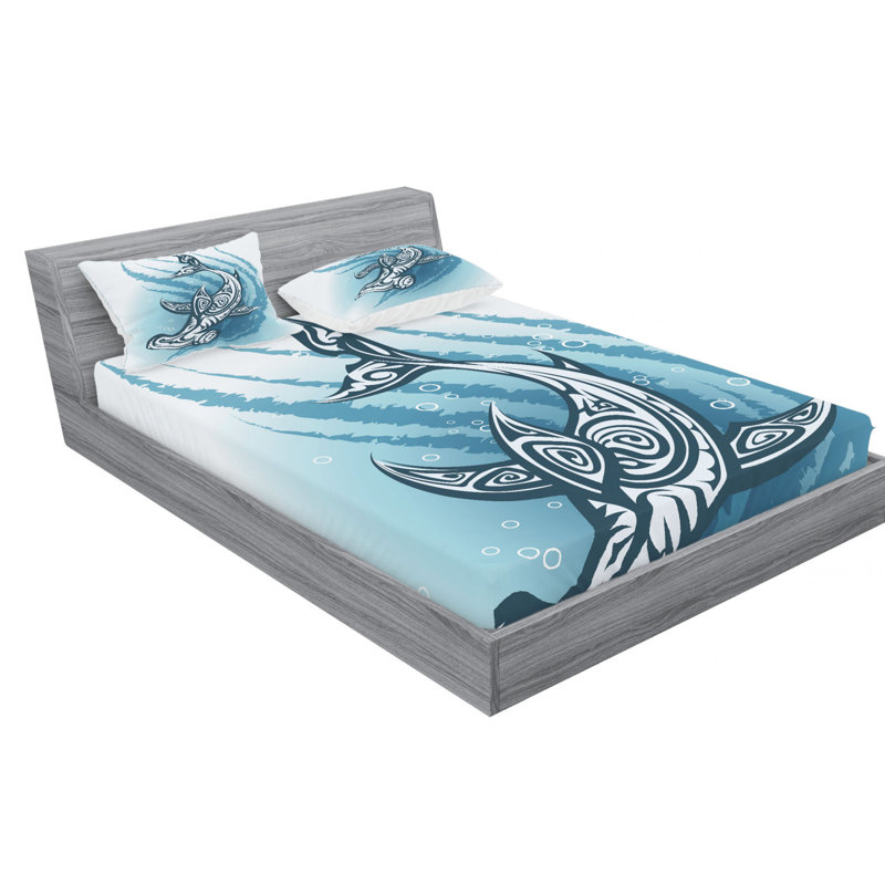 Microfiber Sheet Set, Queen Sheet Set with Fitted Sheet