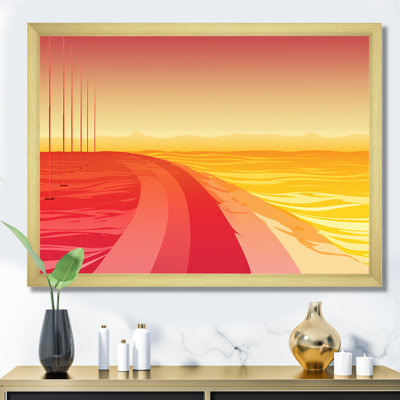 «Rose Luminous Evening Reverie II - Abstract Collages», art mural