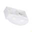 16.5X11 Inch Ceramic Rectangle Wall Mount Bathroom Sink With Single Faucet Hole
