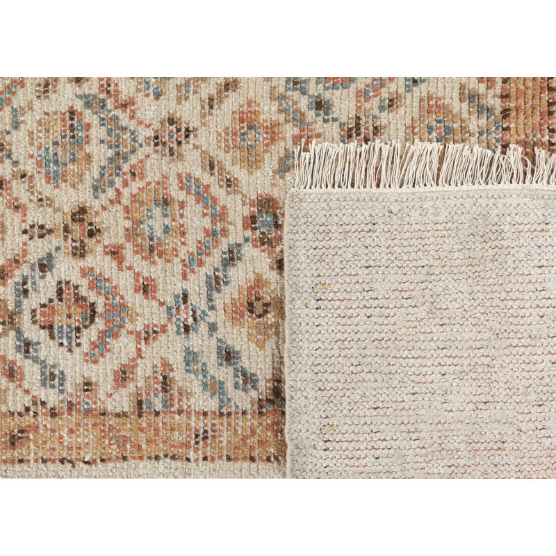 Birch Lane™ Hand Knotted Wool Trellis Rug, Rectangle 2' x 3'