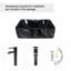 Ensemble de meuble-lavabo simple 24 "avec miroir-93645185