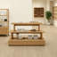 Vitrine simple en bois à trois couches-129674972