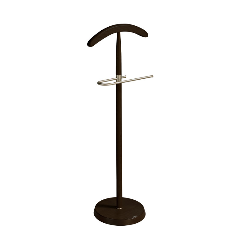 Newlon Freestanding Valet Stand, Wenge