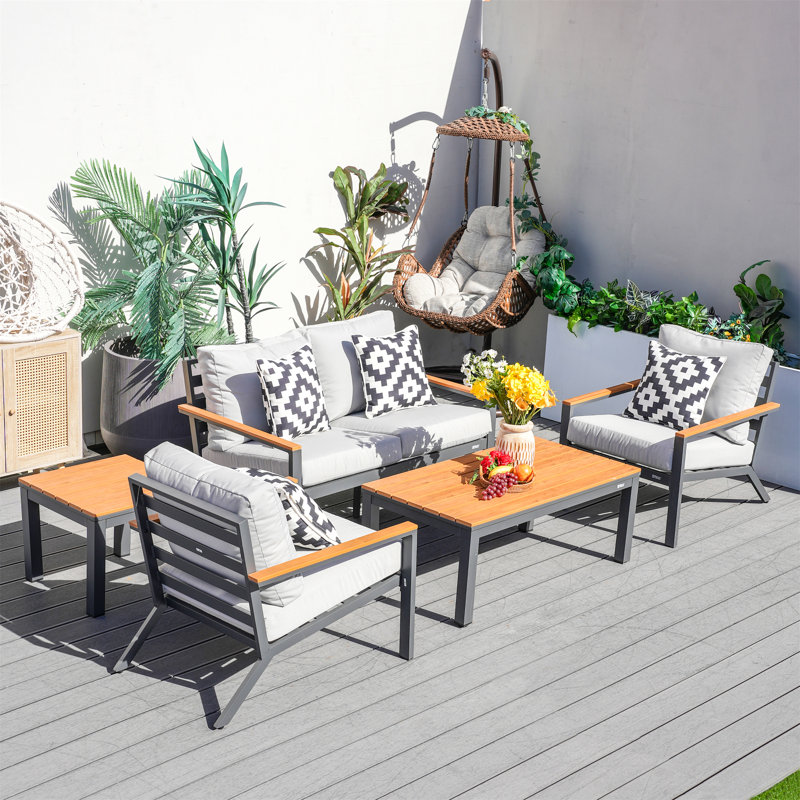 Heidi 4-seat Conversation Sofa Set 