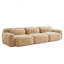 Canapé 3 places en tissu moelleux et moelleux avec coussins décoratifs-734166346-734166347