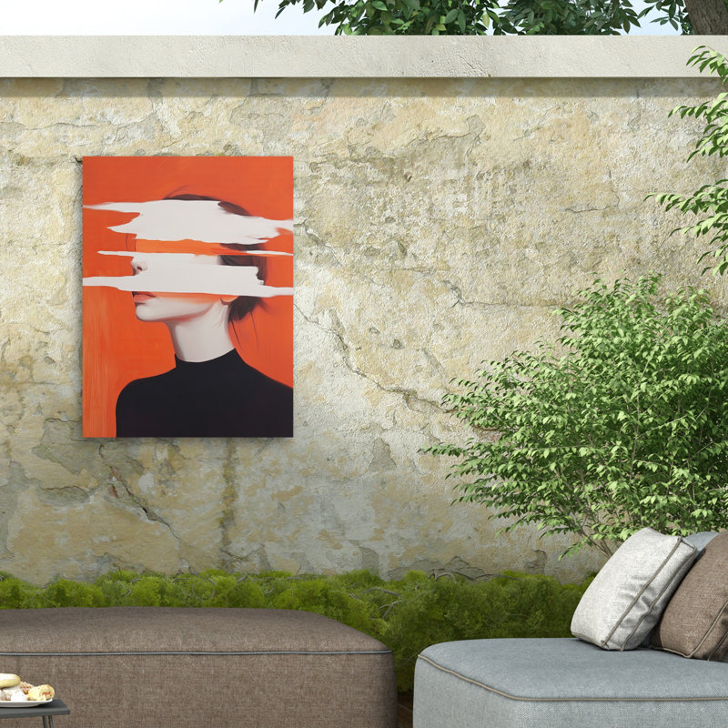 Andreas Magnusson Erased Outdoor  Canvas, H 14 po x l 19 po