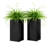  Tall Planter Box (Set Of 2),Black
