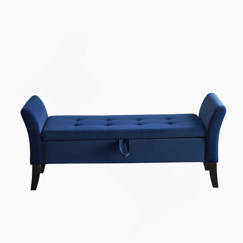 Bed Bench With Storage Velvet