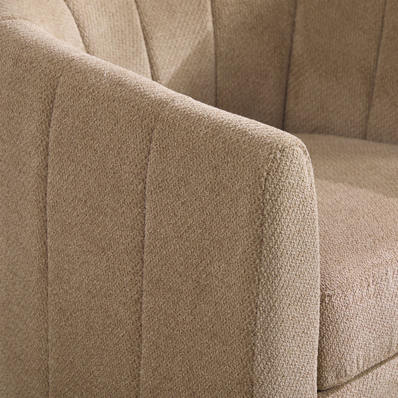 Chaises d'appoint pivotantes avec rangement, siège de maison moderne en bois de chenille