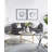 Harrami Glass Top End Table