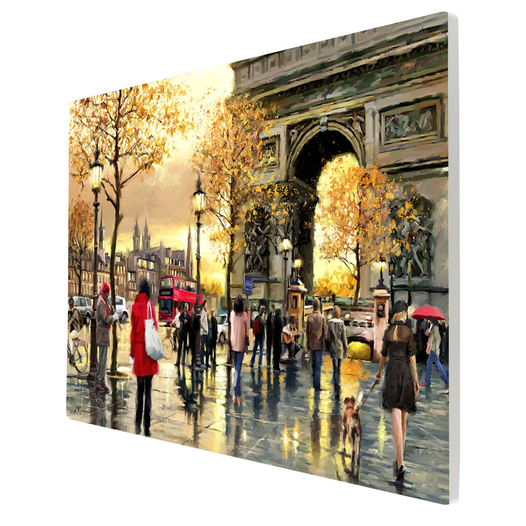 MACNEIL STUDIOS Traditional Cities & Countries Wall Decor on Ceramic