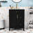 Contemporary Wood Bathroom Vanity with Premium Ceramic Basin, Soft-Close Door and Ample Storage-89812001