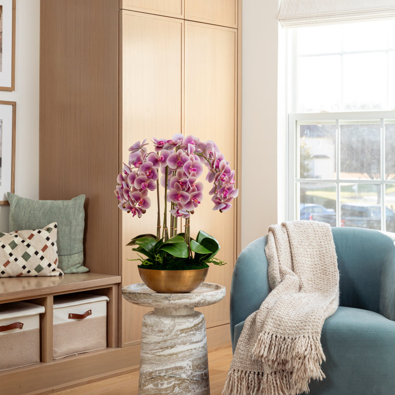 Abigail Gold Realtouch Orchid, Periwinkle