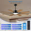 Ventilateur de plafond 52 pouces avec télécommande à DEL 8 pales-118018089