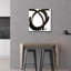  «Intersection 1» par Brittany Evans, art mural en verre acrylique, 24 po x 24 po