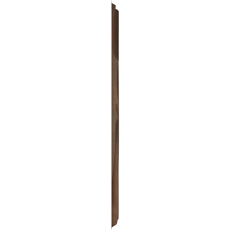 19.62" x 19.62" Wall Panelling, Universal Aged Metallic Rust
