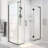 Unidoor-X 64" x 72" Rectangle Hinged Shower Enclosure-30840461-30840464