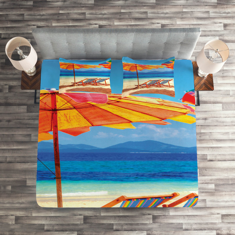 Coastal Polyester Coverlet