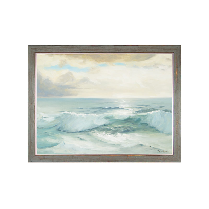 Profondeurs du cristal - peinture encadrée