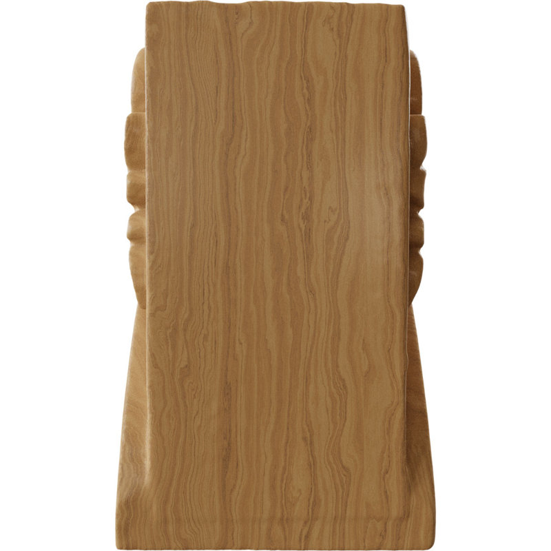 Mini Acanthus Leaf Block Corbel, Cherry