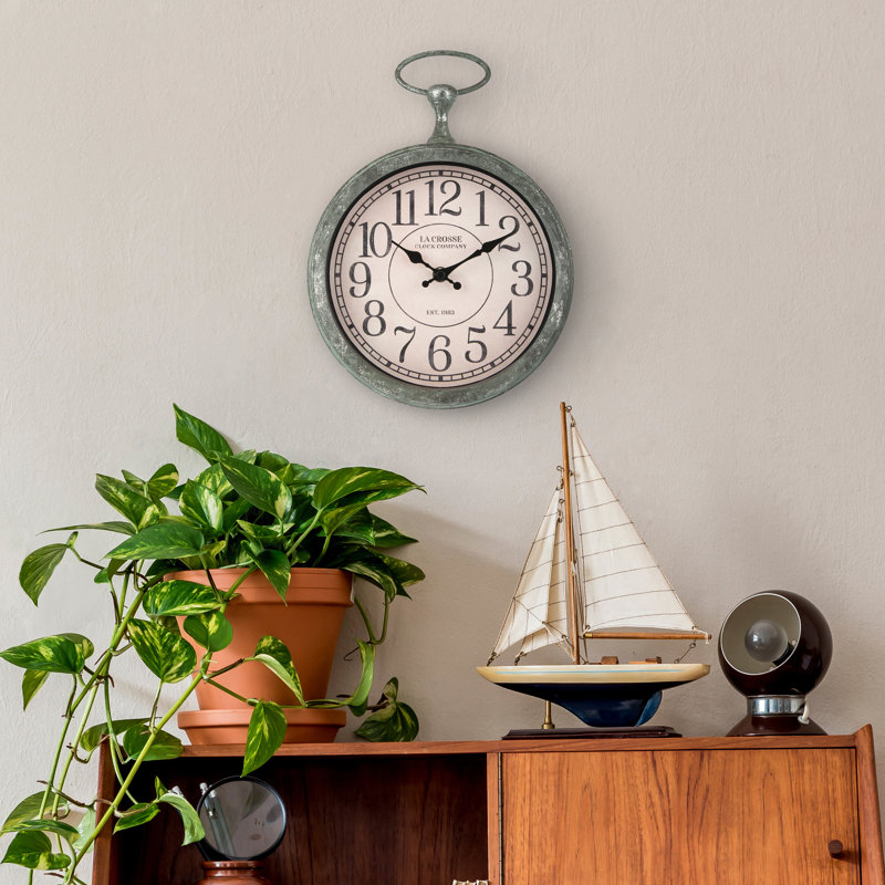 Zenaida 9" Pocket Watch Quartz Clock