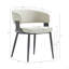 Chaise en cuir texturé Luce-947329169