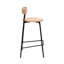 Ensemble de 2 tabourets de comptoir, tabourets de bar en corde de papier tissés à la main Boho-564886453