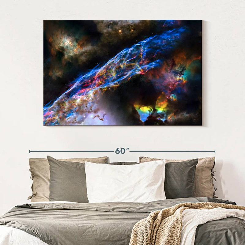 Oberle Glowing Veil Nebula, 34" H x 51" W