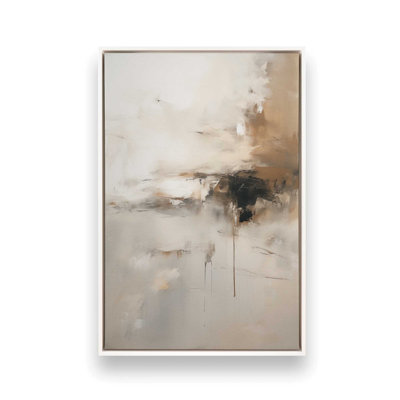 Gentle Gilded Gust II Canvas Print in a Gold Frame, 12" x 8"