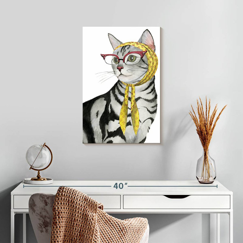 Brampt Cool Cat III, 24" H x 16" W