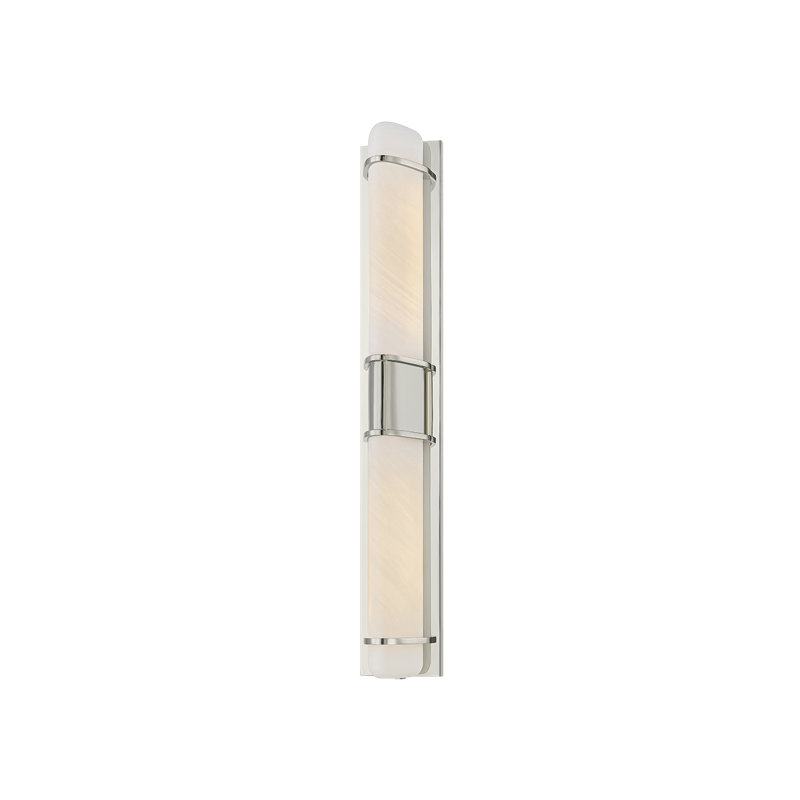 TOTTENVILLE Wall Sconce, Polished Nickel
