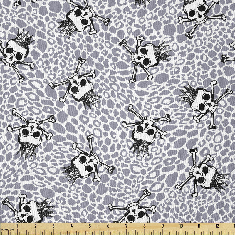 Cristofor Crowned Skull Crossbones Multi-Purpose Fabric