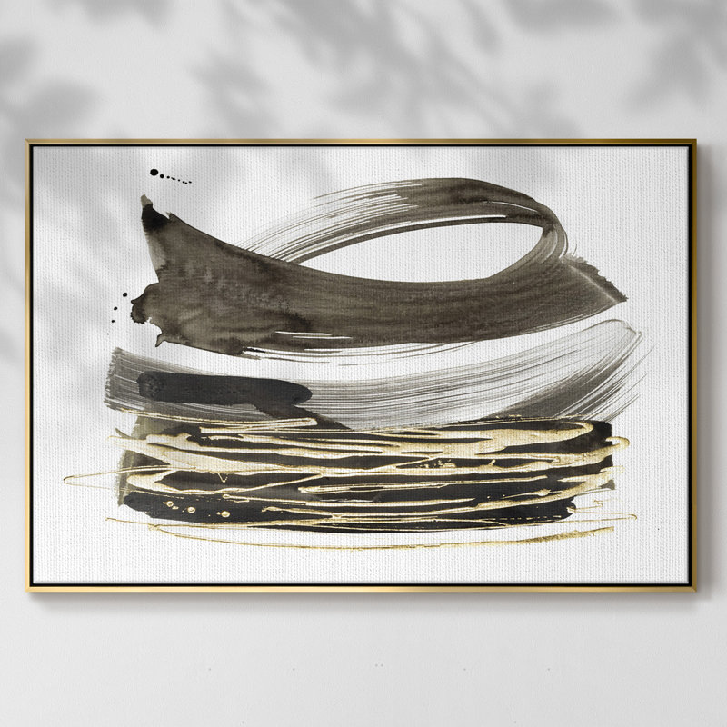 «Freedom I», reproduction sur toile encadrée, H 41 po x l 27 po x P 2 po, Or